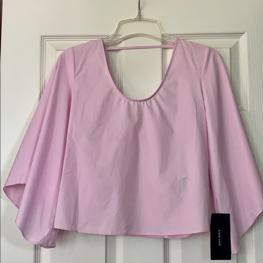 Zara blouse with back detail (NWT)